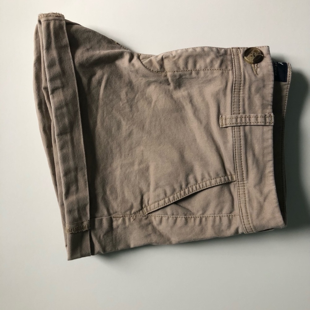 American Eagle Stretch khaki Shorts